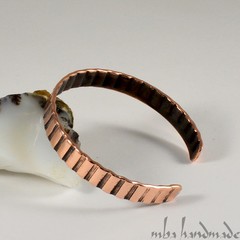 WOMEN’S VINTAGE COPPER CUFF ANCIENT GREEK BRACELET MBA HANDMADE