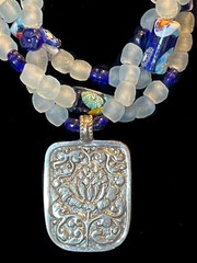 Mahakala Amulet Necklace Talisman Tribal Ethnic Buddhist Statement – «Naima»