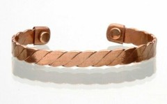 Copper Magnetic Bracelet Arthritis Pain Therapy Energy Cuff Bangle Men & Women