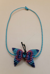 Handmade Macrame Butterfly Anklet