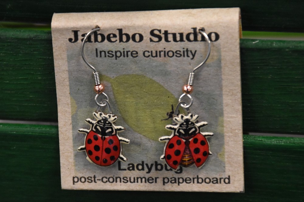 Jabebo Earrings Ladybug