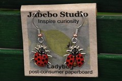 Jabebo Earrings Ladybug