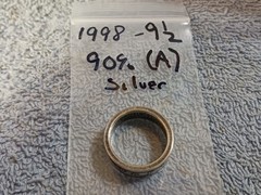 1998 90% Silver Kennedy Half Dollars size 9-1 /2 coin ring handmade (A)