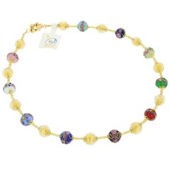 GlassOfVenice Murano Glass Magnifica Necklace – Multicolor