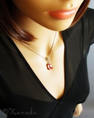 Ruby Red Slippers European Large Hole Pendant Necklace – Wizard Of Oz Theme Bead