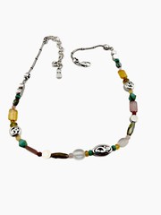 Brighton bright multi colored necklace. Many Soft look beads and stones