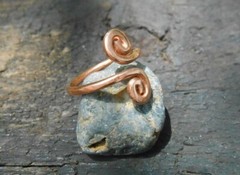 REAL COPPER RING Men Ladies Large Small Sizes Arthritis Band Viking Celtic Style