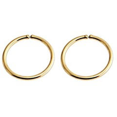 18 GA 14K Gold Filled Helix Huggie Hoop Piercing Cartilage Earrings Nose Septum