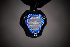 JK Design ARC Reactor Pendant One-Off Zirconium White Timascus Crystal Zircuti