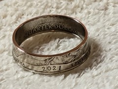 TUSKEGEE AIRMEN, AL. – Size 10 State Quarter Coin Ring