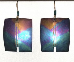 Holly Yashi Multicolor niobium earrings
