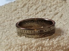 TUSKEGEE AIRMEN, AL. – Size 10 State Quarter Coin Ring