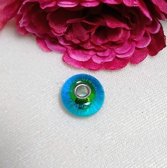 TROLLBEADS Denmark Lace Flower Sterling Silver Foxtail Bracelet~ 7-1/2″ Retired