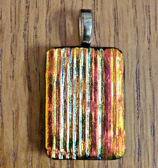 Handmade Fused Glass Pendant Mega Lot of 20 p – Kilnfused Dichroic OOAK – Lot 27