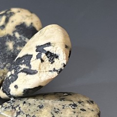Serpentine Stone Bracelet 7.75″ Natural Earthy Yellow Black