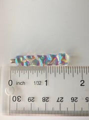 925 sterling silver rainbow color dichroic glass Pendant