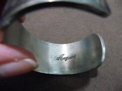 SALISBURY PEWTER CUFF/BRACELET FROM THE BILTMORE HOUSE IN ORIGINAL BOX