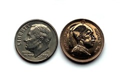 1952 Libya 1 Millieme coin pendant Libyan crown king Idris I Senussi Sufi 003869