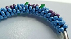 Bracelet KUMIHIMO ~ 22,5 cm (8,7″). Thickness 11мм (0,39″) Handmade.