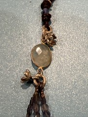 NWOT Sundance Catalog Iolite Apatite Aquamarine “Blue Rainbow Necklace”