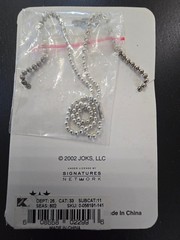NEW OLD STOCK 2002 OZZY OSBOURNE FAMILY DOG TAG WITH NECKLACE ALUMINUM FREE SHIP
