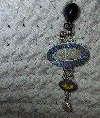 Stone Jewelry Ruby Zoisite Necklace Pearl Black Skull Bead Citrine Color Glass