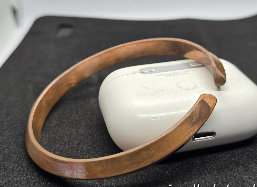 1 Pc Pure Copper Bangles Men Women Bracelet Bangle, Healing Bangle Cuff Solid