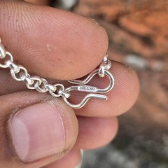 18 inch Handmade 925 Sterling Silver Necklace Chain Jewelry, Healing, Spiritual