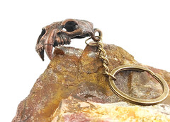 Mountain Lion Skull Pendant, Lion King Skull Necklace, Medieval Lion Amulet