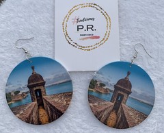 Puerto Rico El Morro Women’s Earrings