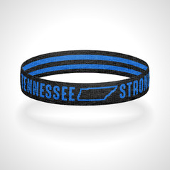 Reversible Tennessee Strong Wristband Bracelet Tennessee Bracelet