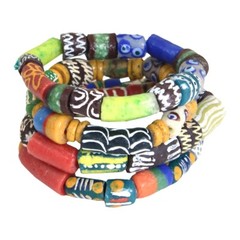 African Trade Beads Bracelets|Fashion Jewelry Handmade Bangle Women Men 3 Packs