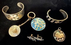 Vintage Alpaca Mexico Jewelry (Lot of 6)