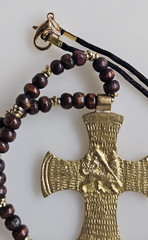 Ethiopian Lion of Judah pendant Necklace beaded hand crafted necklace