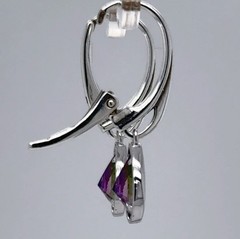 Faceted Teardrop MYSTIC TOPAZ Dangle Leverback Earrings 925 STERLING SILVER #4e