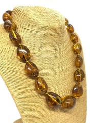 AMBER NECKLACE Gift Natural Baltic Amber Beads Ladies Jewelry 59,6 20232