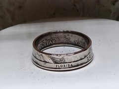 EVERGLADES, FL. – Size 9 State Quarter Coin Ring