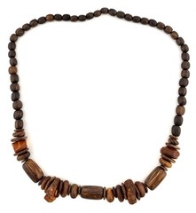 Natural Amber Wood Bead Necklace Chunky Raw Baltic Amber Boho 30in