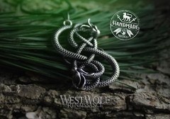 Viking Dragon Knot Pendant — Norse/Valhalla/S/Serpent/Snake/Rune/Thor/Odin
