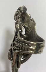 RARE Axel Stocks Large Claw Ring Size 8 -1980’s!!