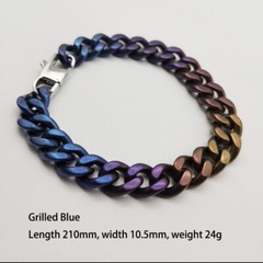 All Titanium Men/Women Bracelet Anti-Allergy Anti-Rust Chain Titanium Wristband