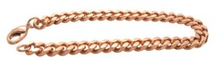 Ladies Solid Copper Link Bracelet 651G -1/4 inch wide – 6 1/2 to 9 inch lengths