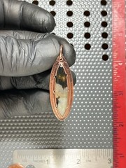 Montana Agate Handmade pendant. Number 147.