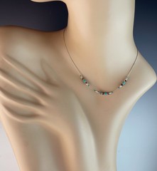 White Fox Creation: Sterling Liquid Silver With Wild Horse and Turquoise