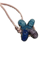 NEW Lot of 4 Murano Italian Roses Glass Beads Roses design New European