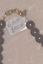 Karla Jordan Black Brass Bead Necklace 19″