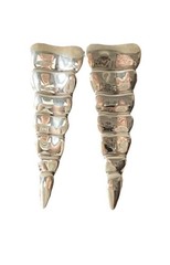 Sterling Silver Pointed Earrings Edgy Cocktail Native American Handmade 925