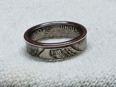 UTAH – Size 9 State Quarter Coin Ring