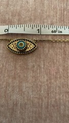 ARTISAN COLLECTION OF TURKEY Evil Eye Necklace 925 Silver Pendant