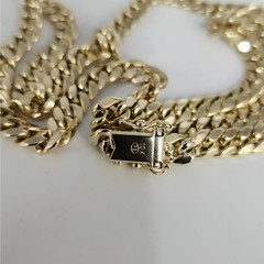 10k Yellow Gold 6.5MM Cuban Link Chain Necklace 22″